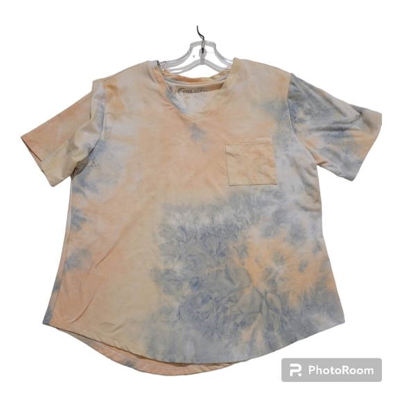 + Zyia Active Hendrix Dusk Go to pocket tie dye short sleeve tshirt - Picture 7 of 7